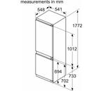 Neff KI7861FE0G Inbouw Koel/Vriescombinatie 177,5 cm Wit, Witgoed en Apparatuur, Koelkasten en IJskasten, Ophalen of Verzenden