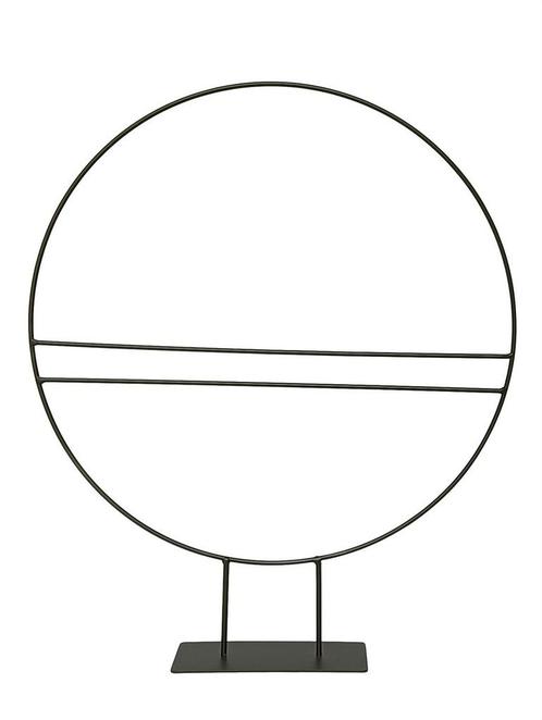 Frame metalen ring met horizontale spijlen op voet 30cm, Hobby en Vrije tijd, Knutselen, Nieuw, Ophalen of Verzenden