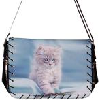 Schoudertas poes NIEUW, Sieraden, Tassen en Uiterlijk, Tassen | Schoudertassen, Ophalen of Verzenden, Nieuw, Zwart