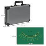 TRUUSK Pokerset Pokerkoffer - 400 Chips - 11,5 Gram - 2 Kaar, Verzenden, Nieuw