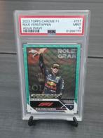 2023 Topps Chrome F1 Max Verstappen #157 Aqua Wave /150 PSA, Nieuw