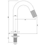 Opbouw Fonteinkraan Brauer Chrome Carving Edition Met, Doe-het-zelf en Verbouw, Sanitair, Ophalen of Verzenden, Nieuw