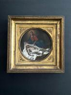 Franse school (XVII) - École française : Pietà, huile sur
