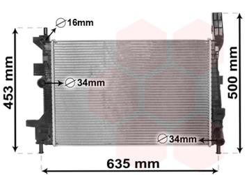 RADIATOR VOOR FORD C-MAX 2010-2014 1703514 beschikbaar voor biedingen