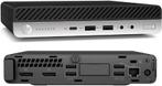 HP Prodesk 600 G5 mini PC, 8GB , 256B SSD , i5-9500T A-Grade, Computers en Software, Desktop Pc's, 2 tot 3 Ghz, Refurbished, Ophalen of Verzenden