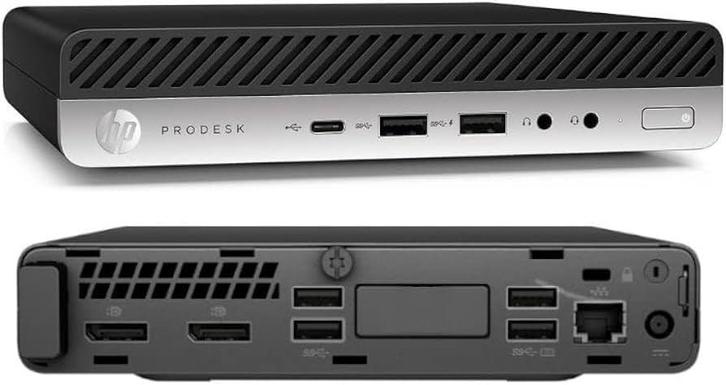 HP Prodesk 600 G5 mini PC, 8GB , 256B SSD , i5-9500T A-Grade, Computers en Software, Desktop Pc's, 2 tot 3 Ghz, SSD, Refurbished