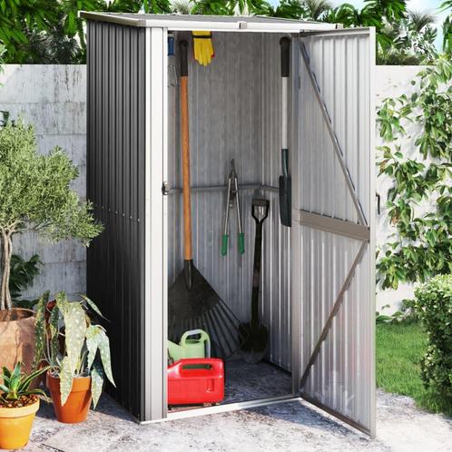 Tuinschuur 118,5x97x209,5 cm gegalvaniseerd staal antraciet, Tuin en Terras, Tuinhuizen, Nieuw, Verzenden