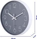 Tyme Wandklok Modern - Goed leesbaar - Stille 30cm Klok -, Ophalen of Verzenden, Zo goed als nieuw