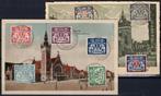 Danzig 1923 - Twee mooie ansichtkaarten, gefrankeerd met, Postzegels en Munten, Postzegels | Europa | Duitsland, Gestempeld