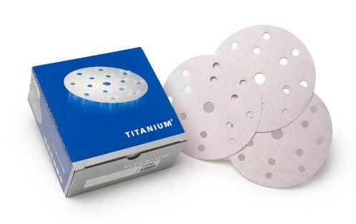 TITANIUM disc schuurschijven 150 mm met 8+6+1 gaten per 100, Doe-het-zelf en Verbouw, Verf, Beits en Lak, Nieuw, Ophalen of Verzenden