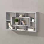 Wandrek Saputit met 8 vakken 85x16x48 cm betonkleurig, Huis en Inrichting, Woonaccessoires | Wandplanken en Boekenplanken, Verzenden