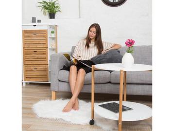 Veiling - Relaxdays vloerkleed schapenvacht imitatie beschikbaar voor biedingen