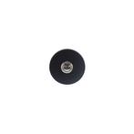 Intersteel Deurbel rond verdekt ø53x10mm - RVS/mat zwart, Verzenden, Nieuw