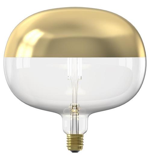 Calex LED XXL Kopspiegel Cobble Goud E27 6W 360lm 1800K d..., Huis en Inrichting, Lampen | Overige, Nieuw, Ophalen of Verzenden