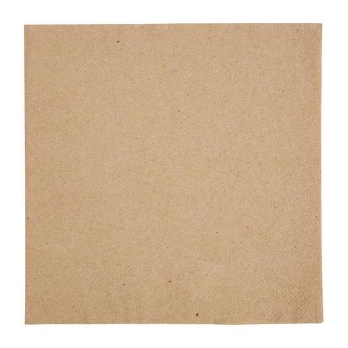Dinerservetten | 1/4 vouw | Gerecycled kraft | 400mm (200..., Zakelijke goederen, Horeca | Keukenapparatuur, Verzenden