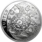 Fiji Schildpad 1 oz 2017, Postzegels en Munten, Munten | Oceanië, Zilver, Losse munt, Verzenden