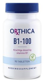 Orthica Vitamine B1 100 - 120 Tabletten, Diversen, Verpleegmiddelen, Verzenden, Nieuw