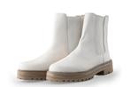 Vanharen Chelsea boots in maat 40 Wit | 10% extra korting, Kleding | Dames, Schoenen, Verzenden, Wit, Overige typen, Vanharen