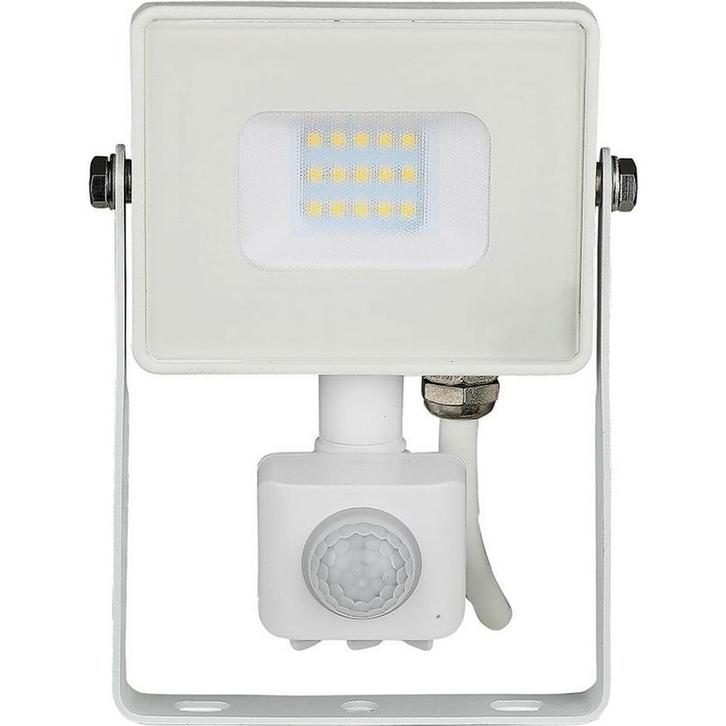 LED Bouwlamp 10 Watt met Sensor - LED Schijnwerper - Viron, Doe-het-zelf en Verbouw, Bouwverlichting, Lamp met armatuur, Nieuw