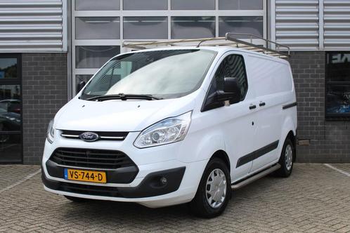 Ford Transit Custom 290 2.2 TDCI L1H1, Auto's, Bestelauto's, Dealer onderhouden, Lease, Zwart, Handgeschakeld, Wit, Financial lease