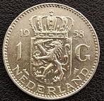 Nederlandse zilveren Gulden 1958