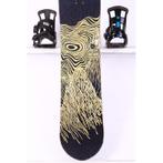 154 snowboard LIB TECH SKATE BANANA, Black/wood, HYBRID/rock, Verzenden, Gebruikt