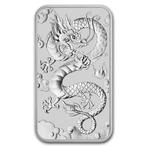 Perth Mint - Rectangle Dragon 1 oz 2020 - zilver muntbaar, Verzenden, Losse munt, Zilver