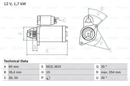 Startmotor / Starter MERCEDES-BENZ GLK-KLASSE (320 CDI 4-..., Auto-onderdelen, Motor en Toebehoren, Nieuw, Ophalen of Verzenden