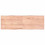 vidaXL Tafelblad natuurlijke rand 180x60x(2-6)cm eikenhout, Verzenden, Nieuw