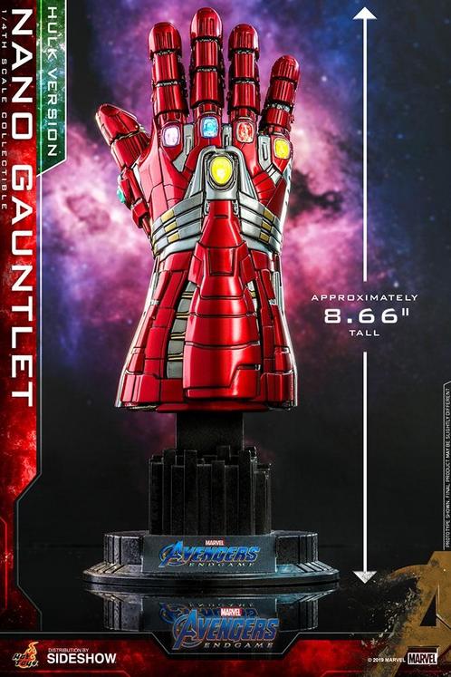 Hot Toys: Avengers Endgame - Hulk Version Nano Gauntlet 1:4, Verzamelen, Beelden en Beeldjes, Ophalen of Verzenden