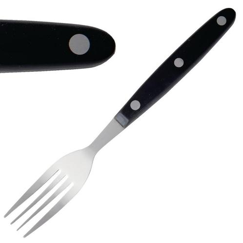 Steakvork | 12 stuks | Zwart, Zakelijke goederen, Horeca | Overige, Verzenden