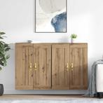 vidaXL Wandkast 2 pcs Artisan Eiken 69,5 x 34 x 90 cm, Huis en Inrichting, Kasten | Buffetkasten, Minder dan 50 cm, Verzenden