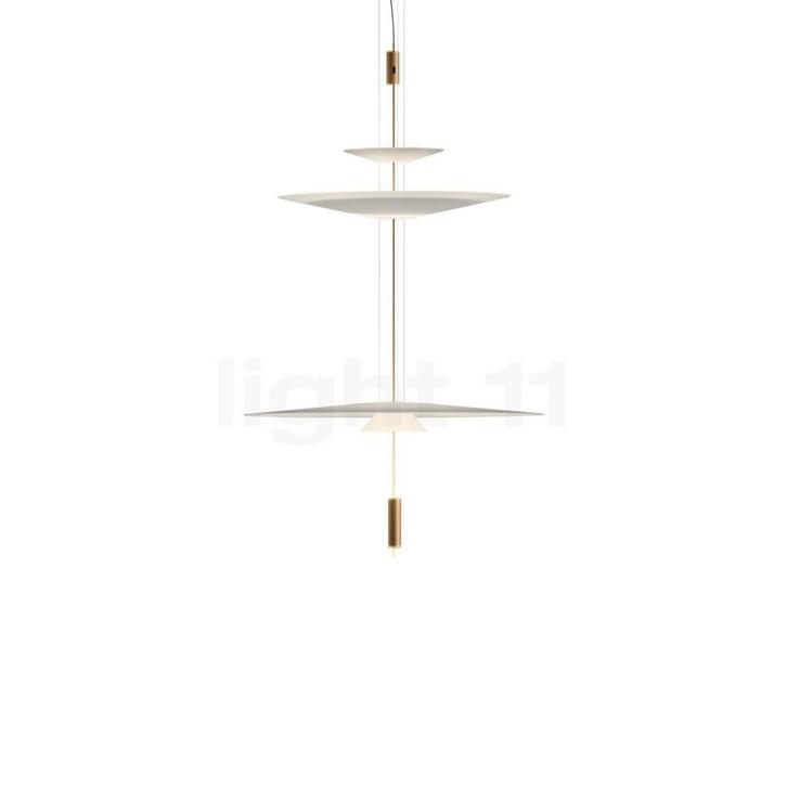 Vibia Flamingo 1560 Hanglamp LED, goud - casambi, Huis en Inrichting, Lampen | Hanglampen, Nieuw, Verzenden