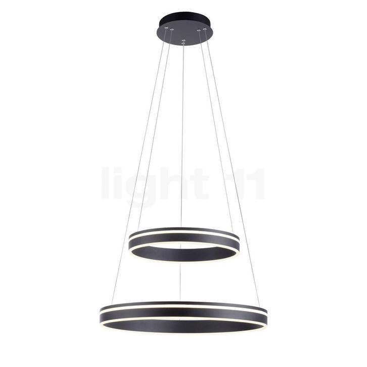 PAUL NEUHAUS Q-Vito Hanglamp LED 2-lichts, antraciet, Huis en Inrichting, Lampen | Hanglampen, Nieuw, Verzenden