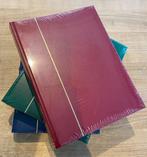 Accessoires - 3 Leuchtturm insteekalbums met 60 zwarte, Gestempeld