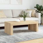 vidaXL Salontafel 102x50x36 cm bewerkt hout sonoma, Huis en Inrichting, 100 tot 150 cm, Verzenden, Nieuw, 50 tot 100 cm