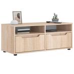 vidaXL Tv-meubel VISNES 100x40x38 cm bewerkt hout sonoma, Huis en Inrichting, Kasten | Televisiemeubels, Verzenden, Nieuw, Overige houtsoorten