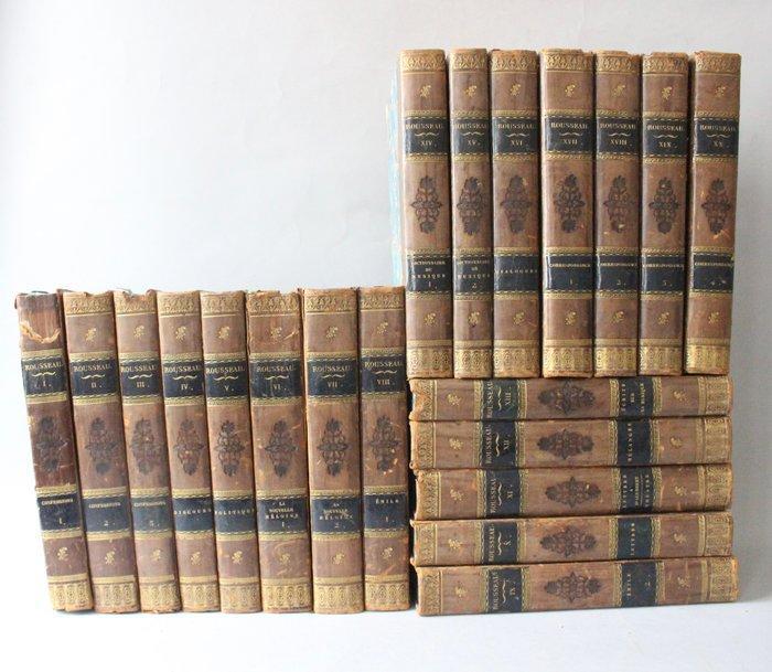 Jean-Jacques Rousseau - Oeuvres de Jean-Jacques Rousseau -, Antiek en Kunst, Antiek | Boeken en Bijbels