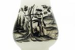 Josef Lenhardt Steinschonau Schwarzlot Enamele Art Deco