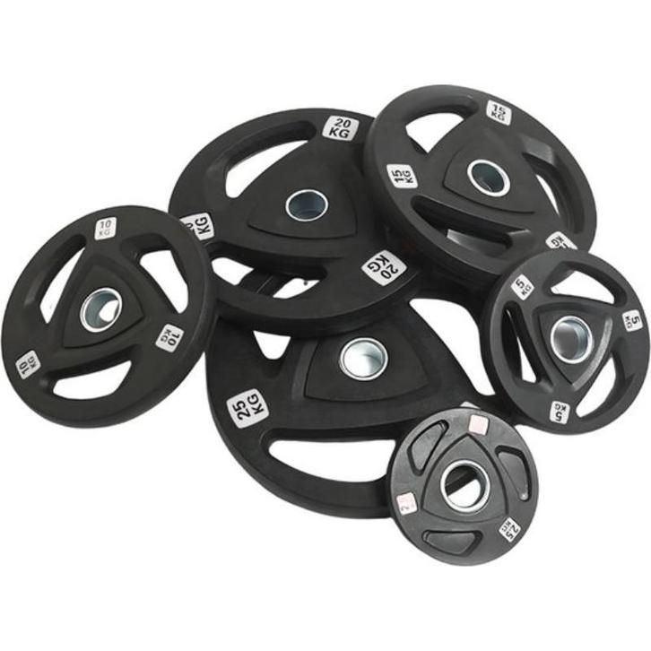 Premium Halterschijven Voordeelsets | 50mm | 35KG t/m 290KG, Sport en Fitness, Fitnessmaterialen, Armen, Benen, Borst, Buik, Rug