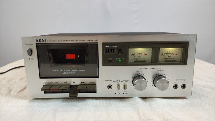 Akai - CS-703D Audiocassette deck, Audio, Tv en Foto, Radio's