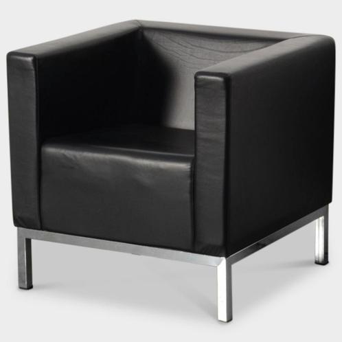 Lamm Polo designfauteuil - Zwart, Huis en Inrichting, Fauteuils, Ophalen of Verzenden