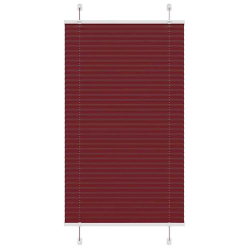 vidaXL Plissé rolgordijn 70x100 cm stofbreedte 69,4 cm, Huis en Inrichting, Stoffering | Gordijnen en Lamellen, Rood, Nieuw, Verzenden