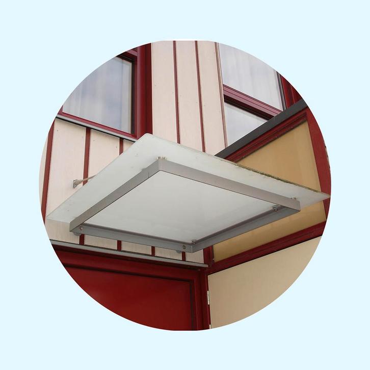 Aluminium luifel type Kader overlap, Doe-het-zelf en Verbouw, Kozijnen en Schuifpuien, Overige typen, Nieuw, Verzenden