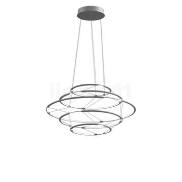 Nemo Drop Hanglamp LED 5-lichts, zilver (Hanglampen) beschikbaar voor biedingen