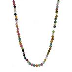 Vintage toermalijn collier met gouden sluiting 18 kt, Ophalen of Verzenden, Nieuw