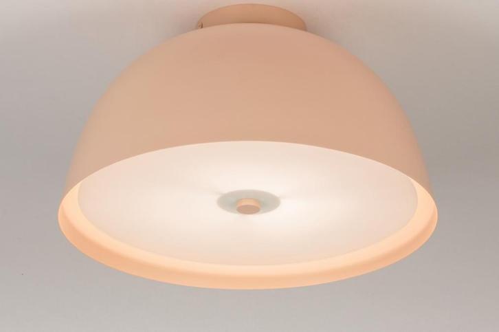 Rietveld Plafondlampen - Roze - Metaal, Huis en Inrichting, Lampen | Plafondlampen, Verzenden