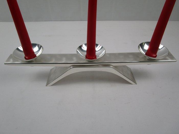 WMF Ikora Kerzenleuchter - 3 Kerzen - Kandelaar - Verzilverd, Antiek en Kunst, Curiosa en Brocante