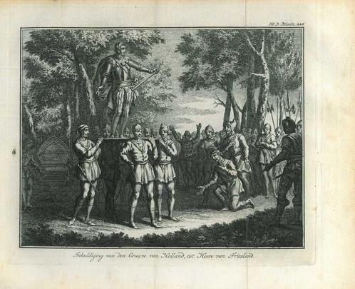 Historische prent van The Netherlands, Antiek en Kunst, Kunst | Etsen en Gravures