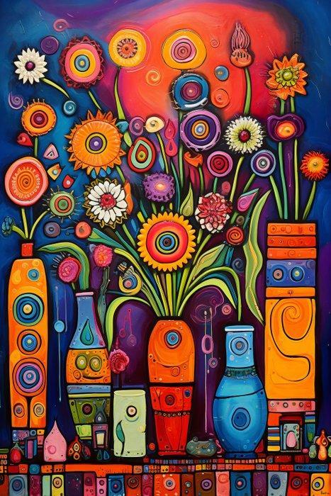 Felix van Horst - Vibrant Vases (XXL), Antiek en Kunst, Kunst | Designobjecten